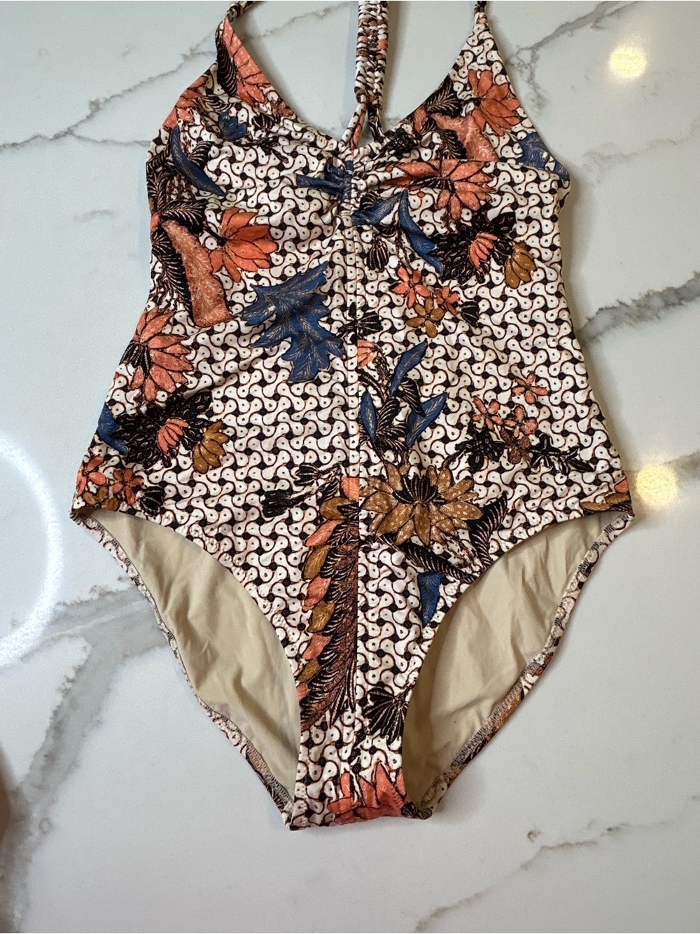 Ulla Johnson Floral One-Piece Madeira Swimsuit M $350 - Picture 3 of 7